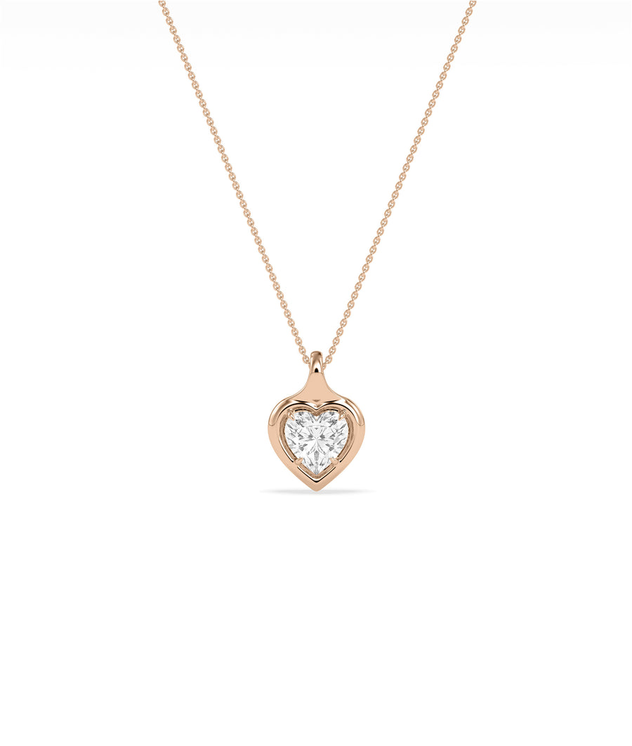 Bubble Heart Diamond Charm media