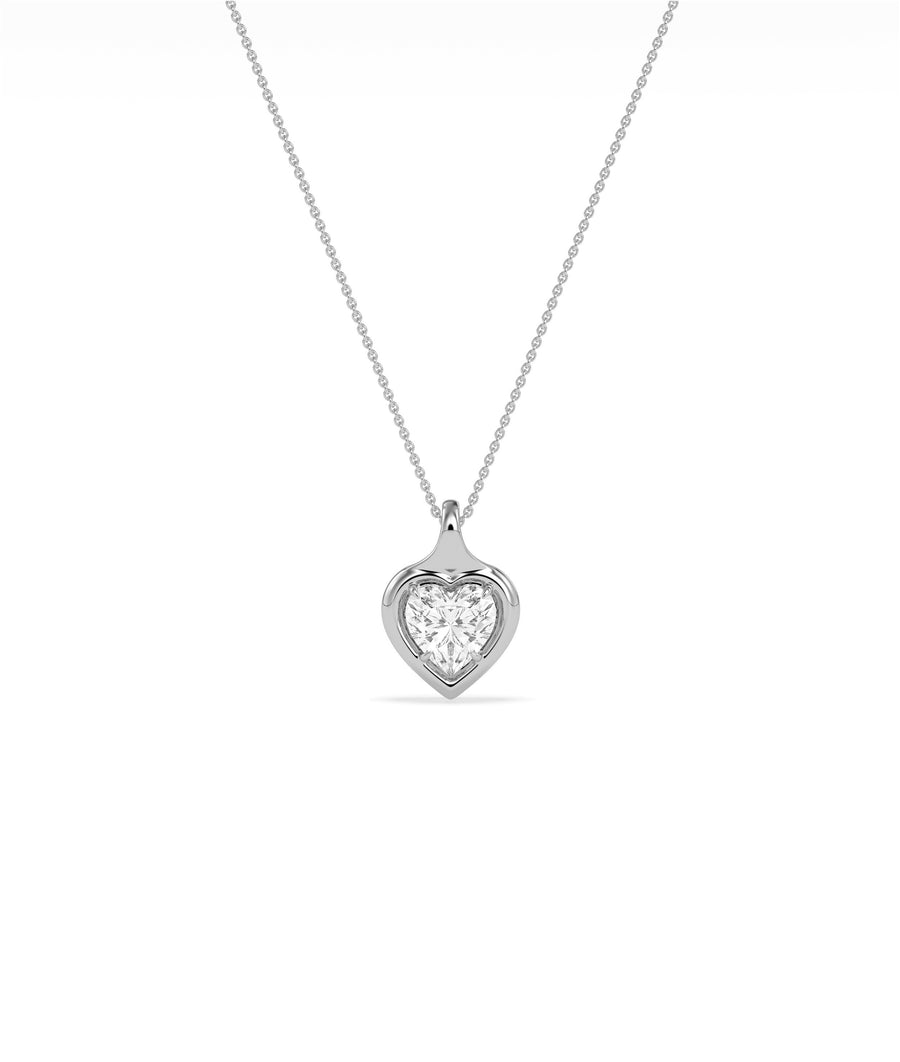 Bubble Heart Diamond Charm media