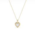 Bubble Heart Diamond Charm