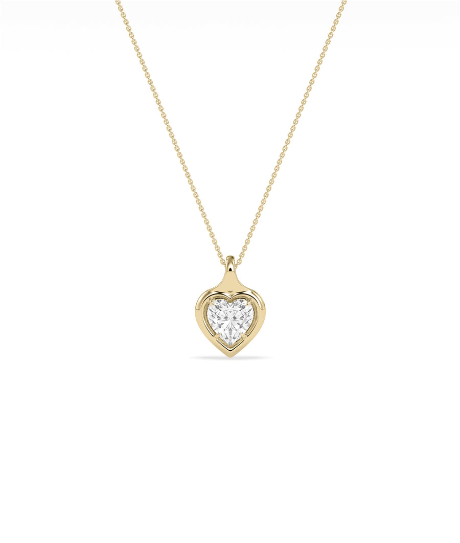 Bubble Heart Diamond Charm media