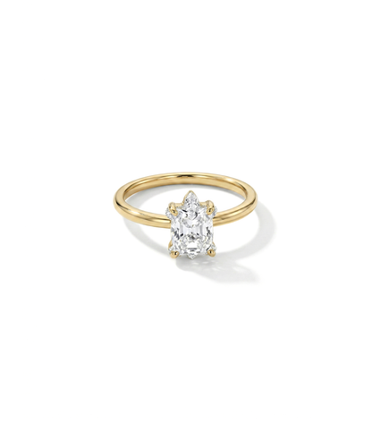 ONE CUT™ Tortoise Prong Set Band Ring media