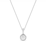 Round Bezel Solitaire Diamond Charm media