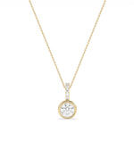 Round Bezel Solitaire Diamond Charm media