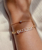 Diamond Bezel Solitaire Bracelet media