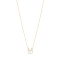 Pave Diamond Initial Necklace