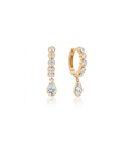 Pear Lab Diamond Drop Earrings