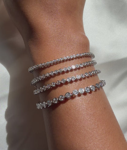 Diamond Bezel Tennis Bracelet