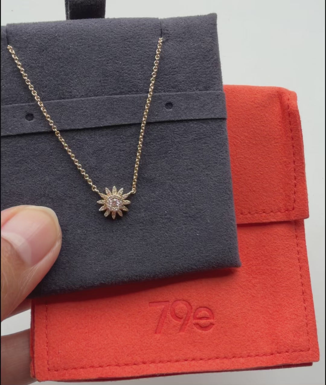 Flower diamonds 15mm 0.20 ctw one-fifth carat botanical close-up