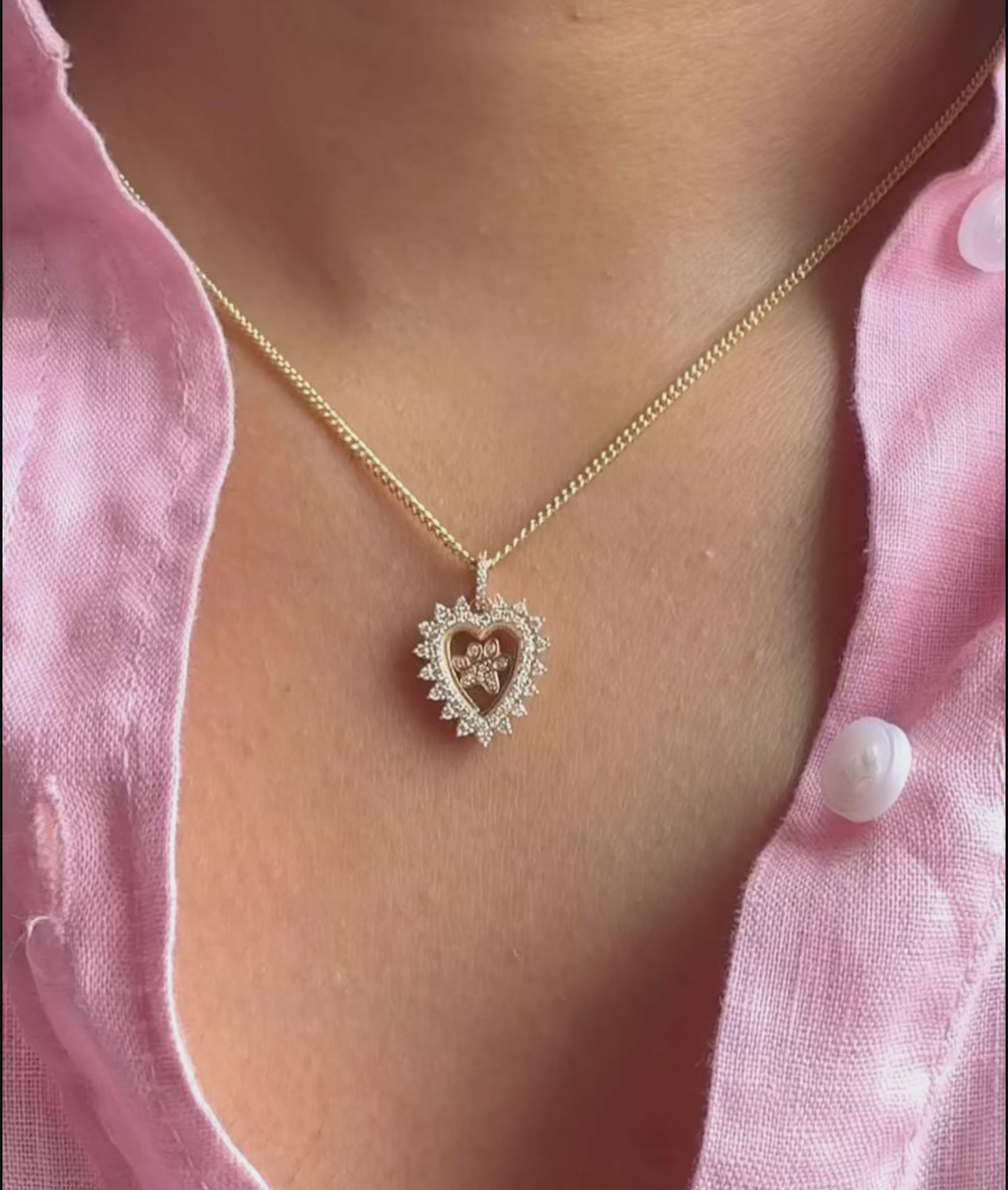 Heart Glass Locket 15mm with personalized charms letters inside memory keeper example