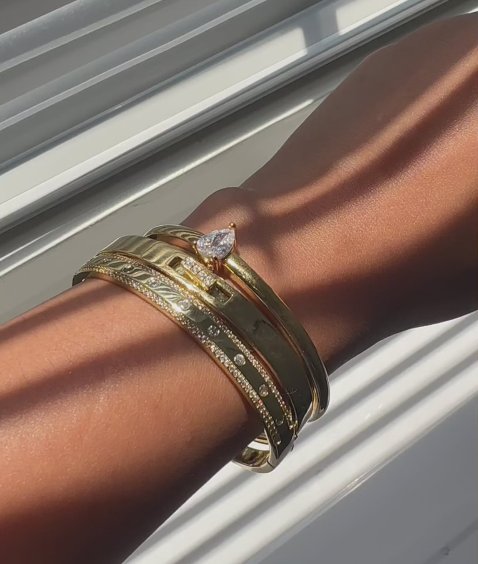 Diamond Station Bangle