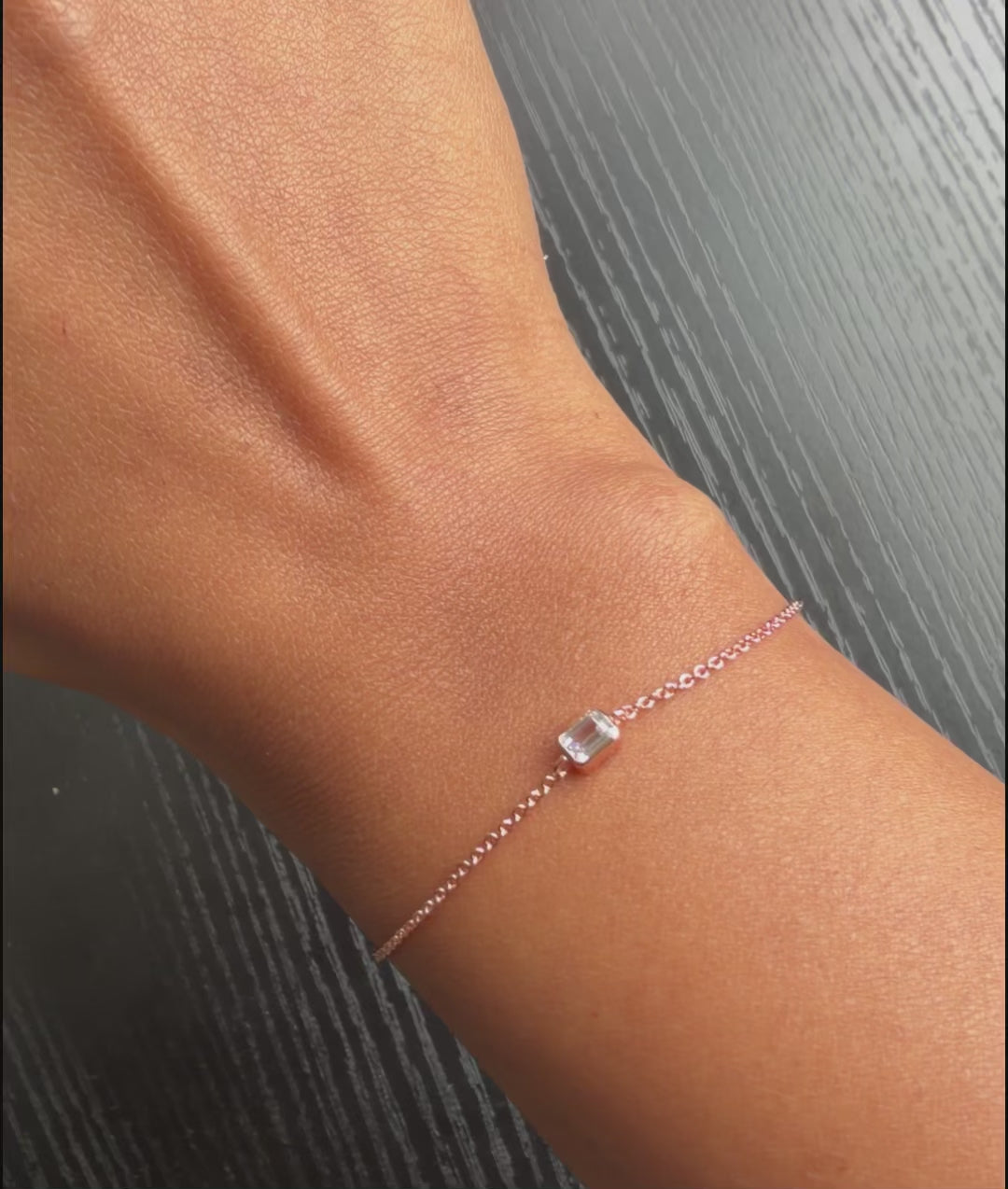 Diamond Solitaire Bracelet
