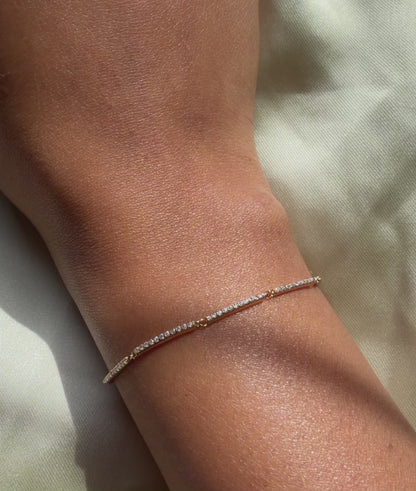 Diamond Pave Link Bracelet