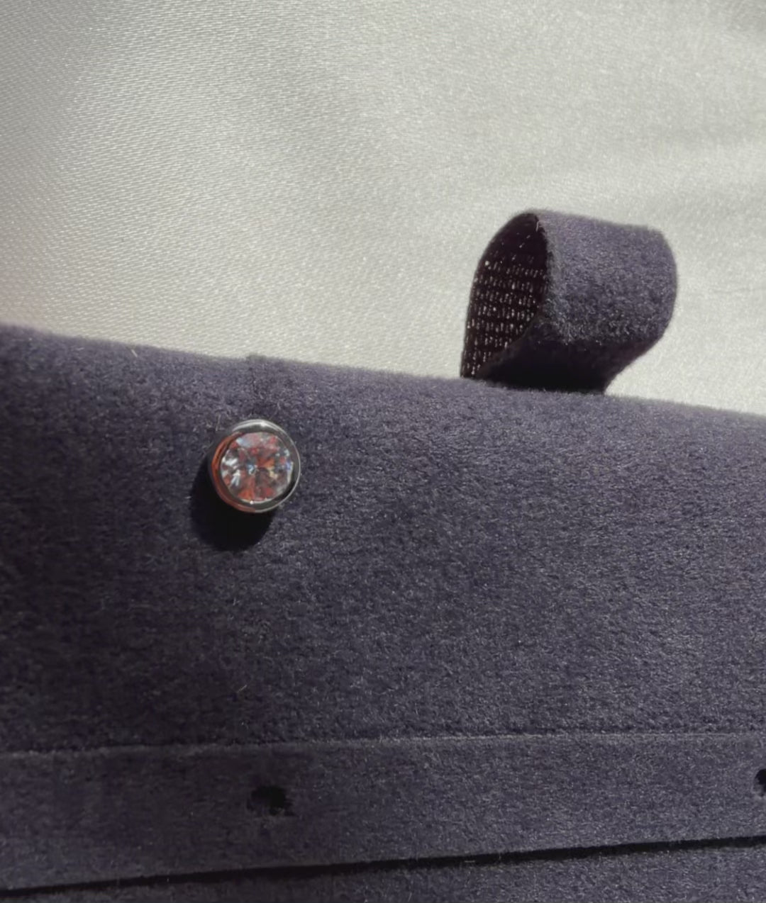 Bezel Set Martini Stud Earrings Diamond Gold Pair