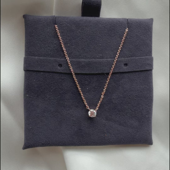 Solitaire Diamond Necklace comparison, multiple carat sizes 0.25 to 3.00 Cts