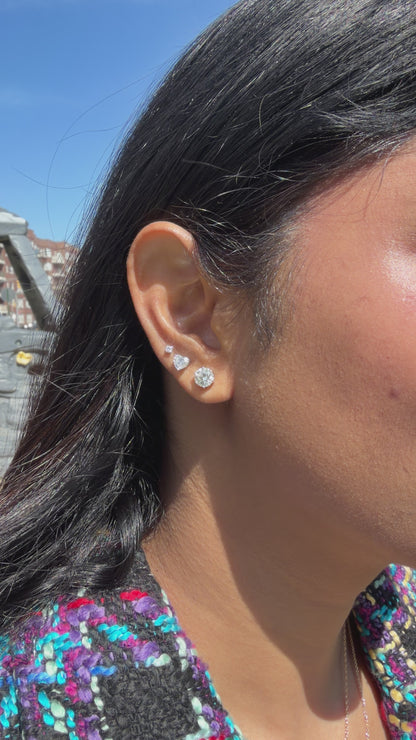 Classic Diamond Stud Earrings