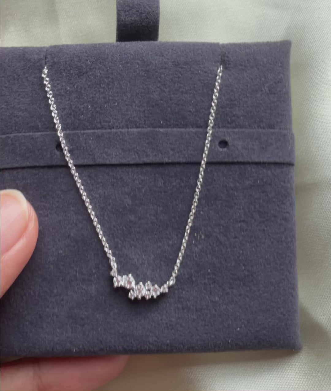 Detail of organic diamond arrangement in cluster composition