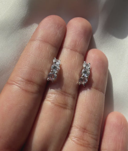 Diamond Hoop Earrings
