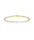 Solitaire Center Diamond Tennis Bracelet
