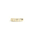Striped Diamond Ring
