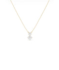 Two-Stone Diamond Drop Necklace